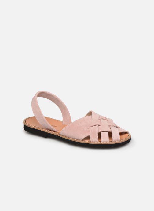 Avarca Compostelle Velours Rose / Avarca Compostella Velvet Pink par Minorquines