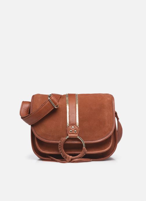 GRY LEATHER CROSS BODY par Pieces