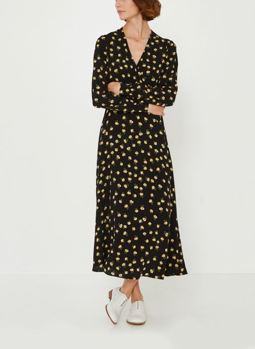 Robe longue cache-coeur imprimé floral par Monoprix Femme