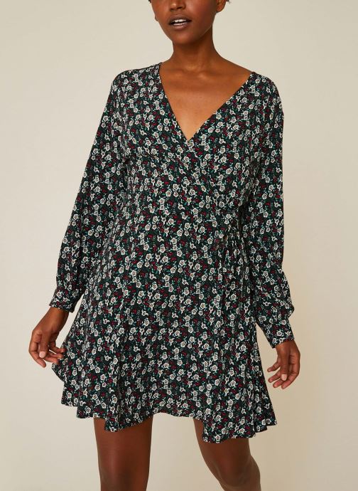 Robe courte cache-coeur imprimé floral par Monoprix Femme