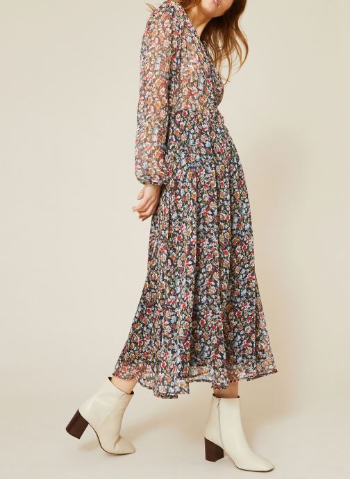 Robe fluide col V imprimé floral par Monoprix Femme