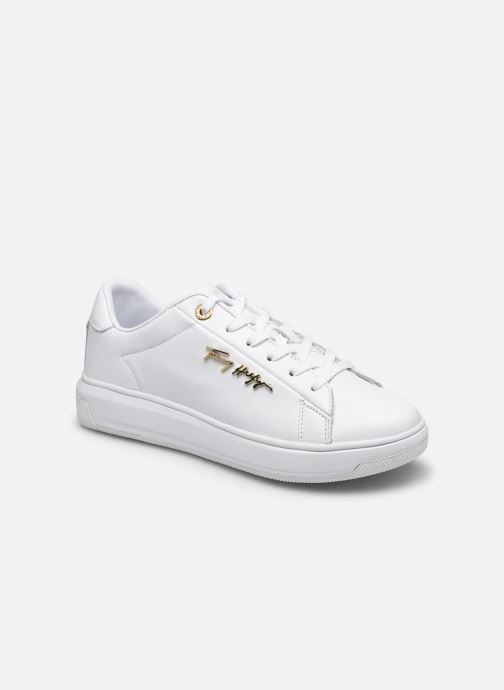 SIGNATURE LEATHER SNEAKER par Tommy Hilfiger