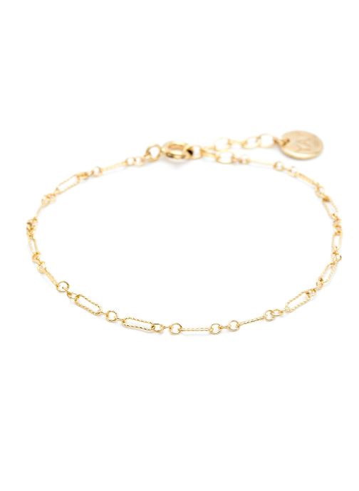 bracelet essentiel Forcat or jaune sans pierre par YAY Paris