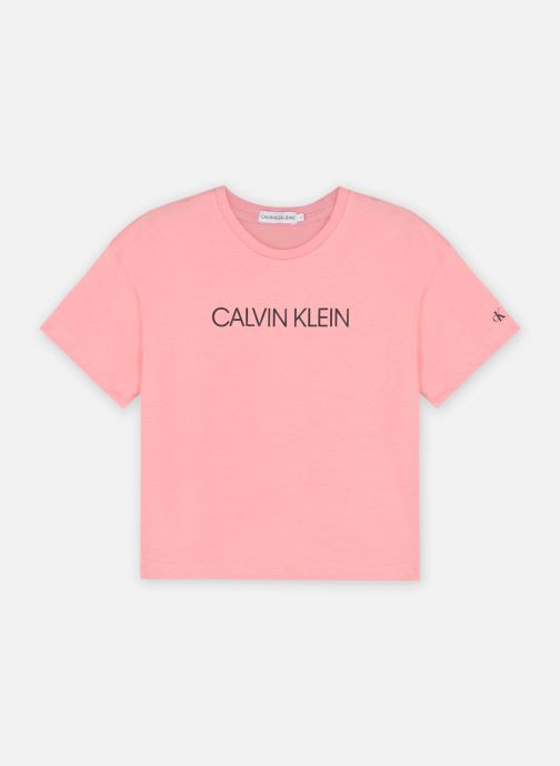 Institutional Logo Boxy T-Shirt par Calvin Klein