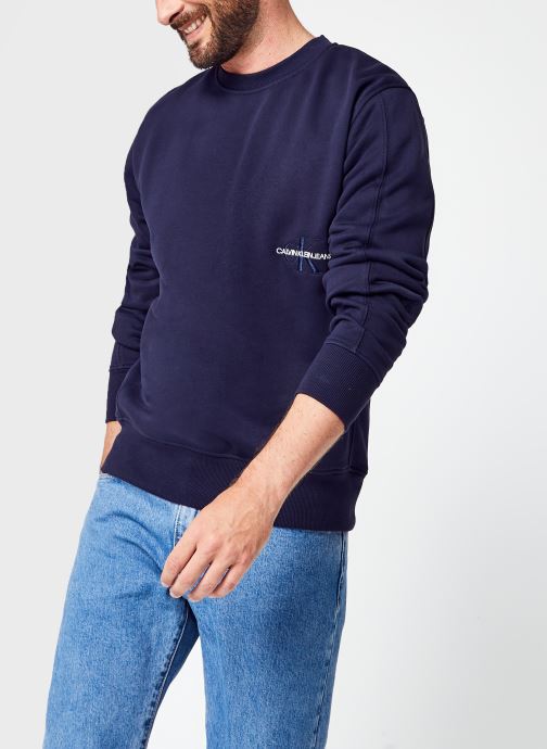 Off Placed Iconic Crew Neck par Calvin Klein Jeans