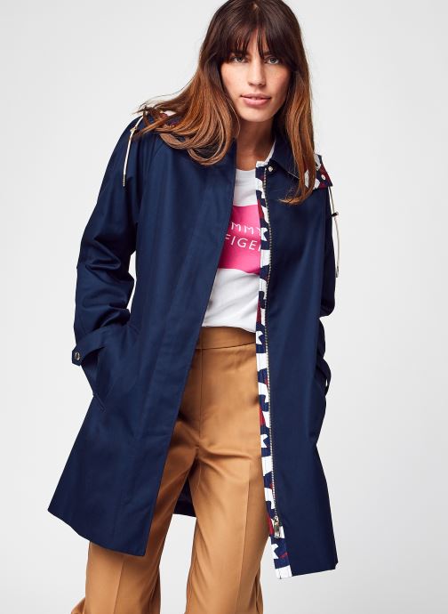 Cotton Motion Flag SB Belted Mac par Tommy Hilfiger