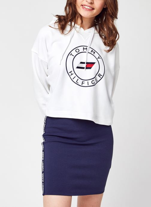 Relaxed Round Graphic Hoodie Ls par Tommy Sport