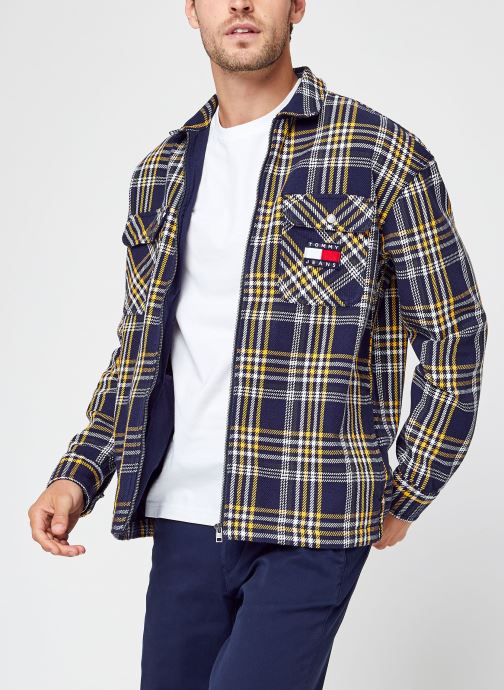 Tjm Check Zip Overshirt par Tommy Jeans