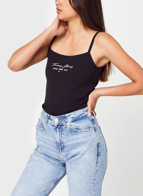 Tjw Tommy Script Strap Tee par Tommy Jeans