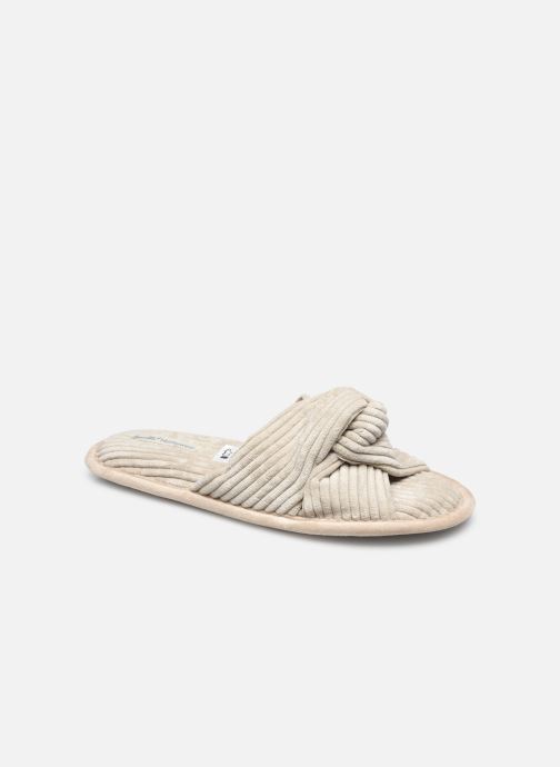 Chaussons croisés cotelés Femme par Sarenza Wear