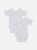 Petit Bateau Vêtements Lot de 2 Bodies Naissance Manches Courtes en Coton Bio - Bébé pour Accessoires Unisex 0M 5422000