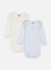 Petit Bateau Vêtements Lot de 2 Bodies Us Manches Longues - Bébé pour Accessoires Male 6M A00AR00