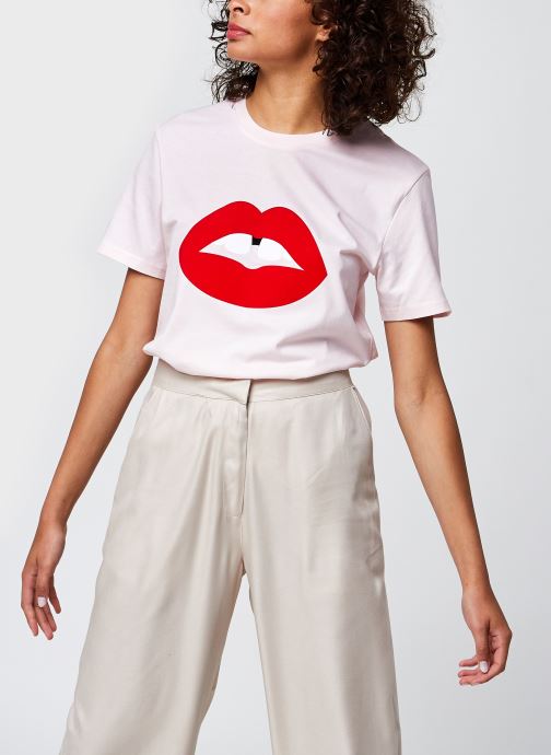 T-Shirt Bouche Vanessa Rose par Faubourg 54
