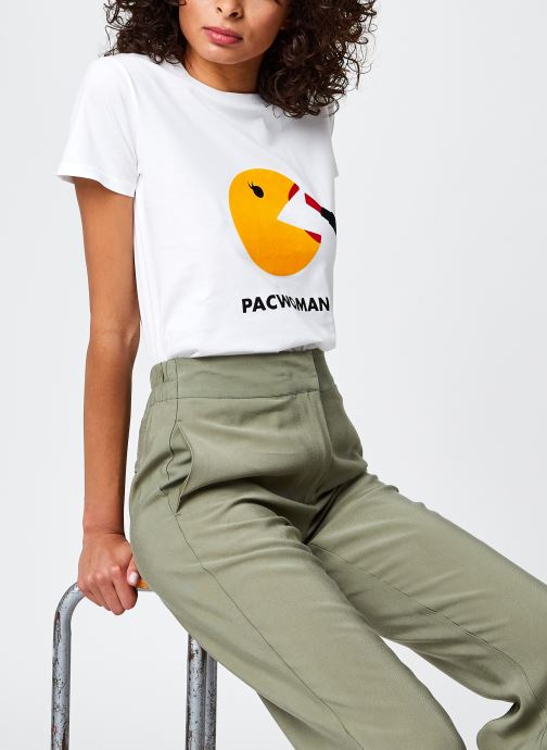 T-shirt Pacwoman Blanc par Faubourg 54