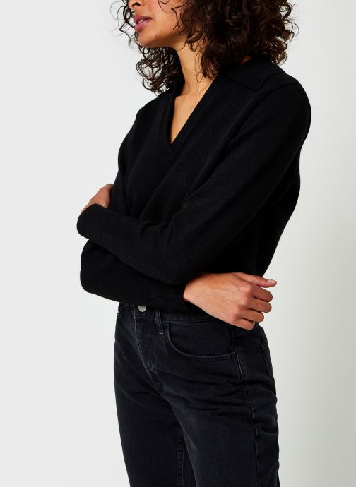 Slfaeya Ls Knit Polo Neck W par Selected Femme