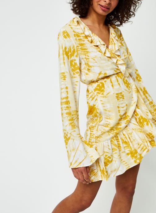 Slfdrew Ls Ruffle Dress Ex par Selected Femme