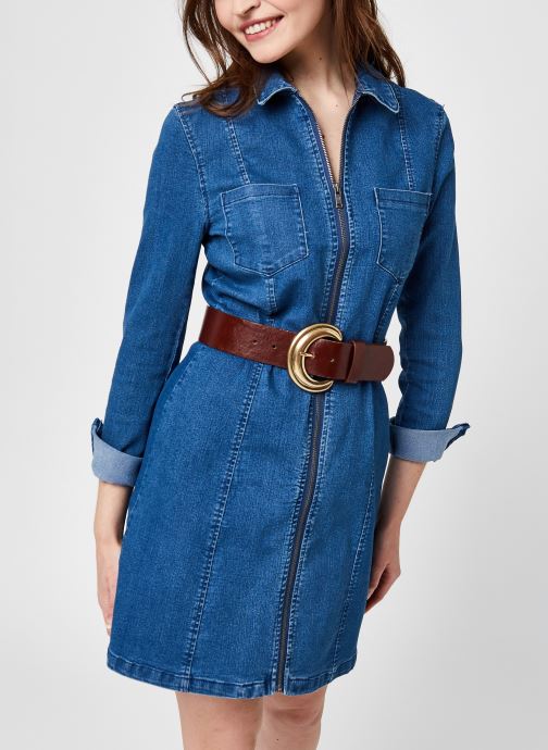 Nmlisa Denim Zip Dress Su00Mb Noos par Noisy May