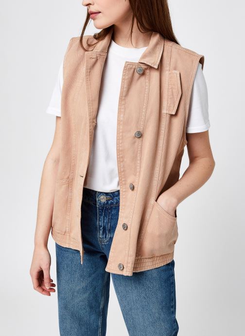 Nmlulu S/L Denim Vest Clr Bg par Noisy May