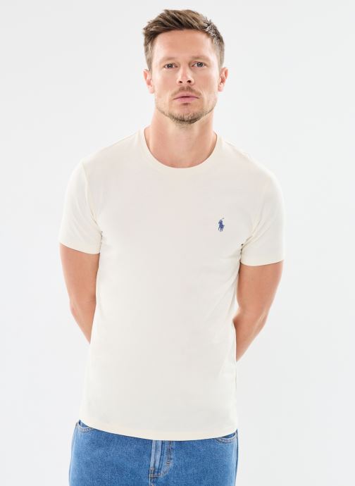 Vêtements Polo Ralph Lauren T-shirt ajusté à col rond en jersey 710671438 pour  Accessoires