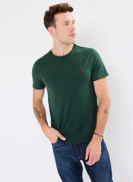 Vêtements Polo Ralph Lauren T-shirt ajusté à col rond en jersey 710671438 pour  Accessoires