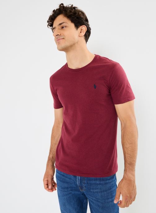 Vêtements Polo Ralph Lauren T-shirt ajusté à col rond en jersey 710671438 pour  Accessoires