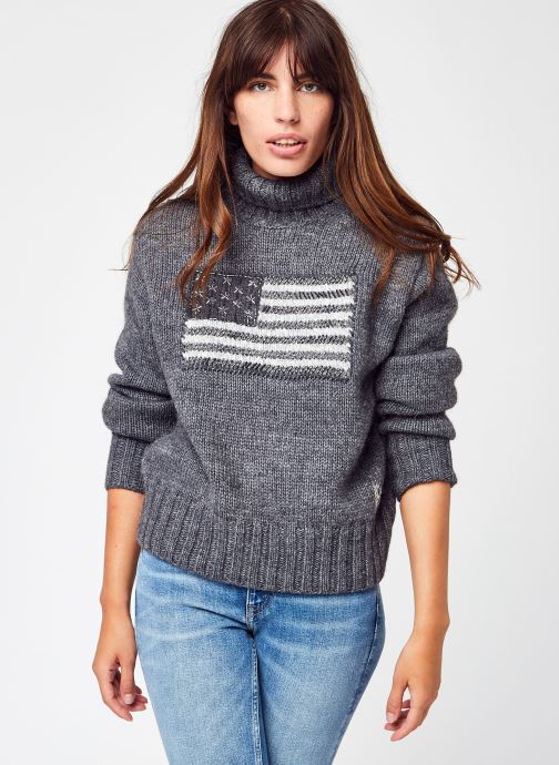Bd Flag Classic Long Sleeve Sweater par Polo Ralph Lauren