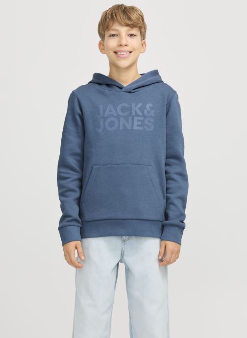 Vêtements Jack & Jones Jjecorp Logo Sweat Hood Noos Jr AH21 pour Accessoires