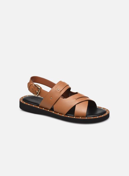 Gemma Leather Sandal par Coach