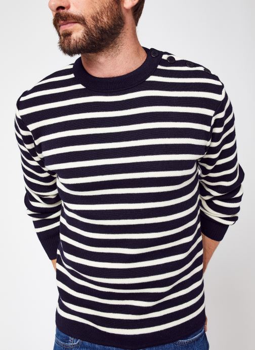 Pull Marin Rayé "Fouesnant" New par Armor Lux