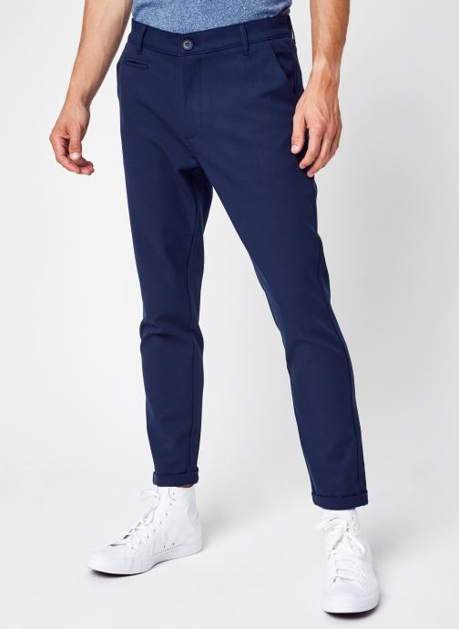 JOE slim cropped recycled chino - GRS/Vegan par Knowledge Cotton Apparel