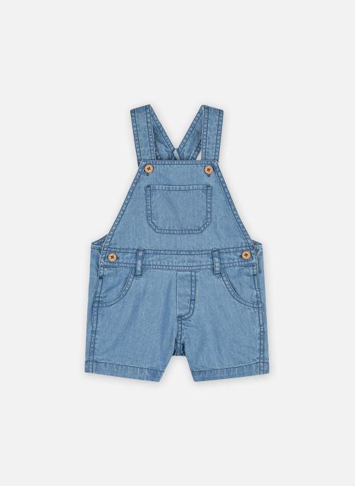 Salopette courte en chambray par Bout'Chou