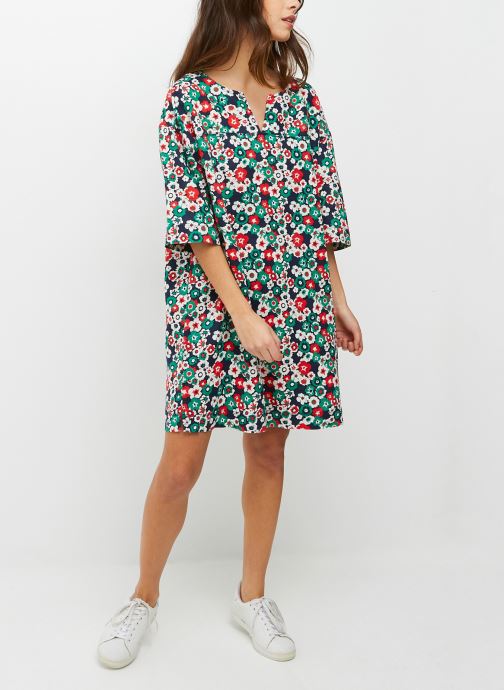 Robe courte manches 3/4 en lin par Monoprix Femme