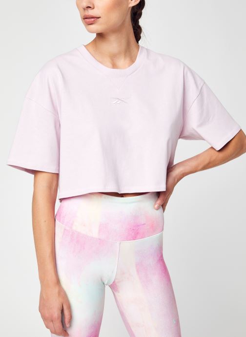 Studio Cropped Tee par Reebok