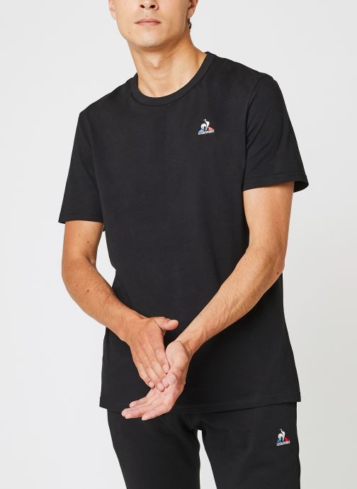 Vêtements Le Coq Sportif ESS Tee Ss N°3 M Black pour  Accessoires