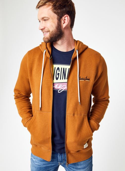Jortons Sweat Zip Hood Aut Sn par Jack & Jones