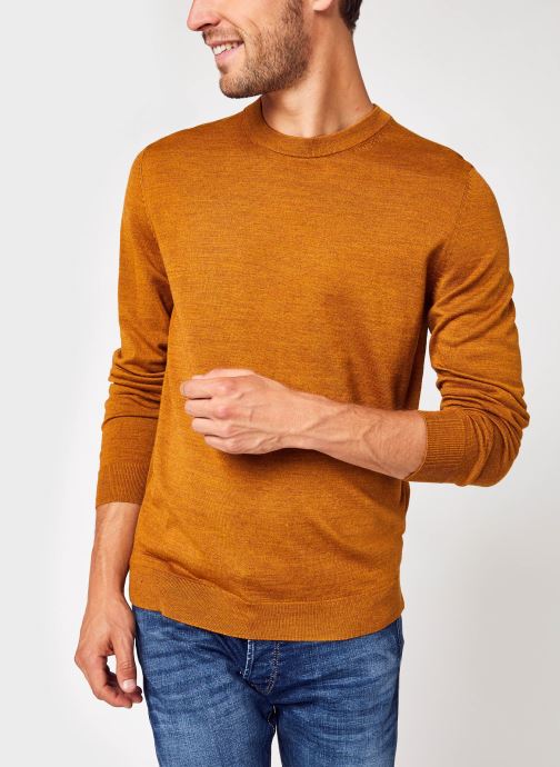 Slhtown Merino Coolmax Knit Crew B Noos par Selected Homme