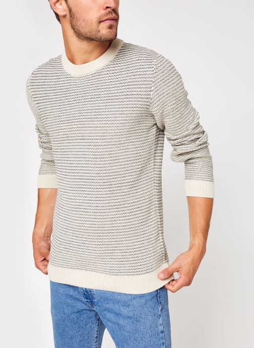 Slhwes Ls Knit Crew Neck W Noos par Selected Homme