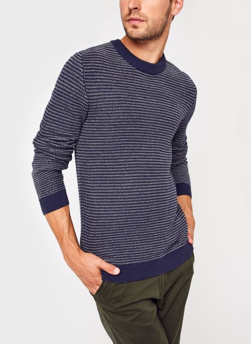Slhwes Ls Knit Crew Neck W Noos par Selected Homme