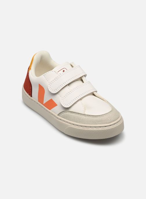 Baskets Small V-12 Velcro Leather pour Enfant - Veja - Modalova