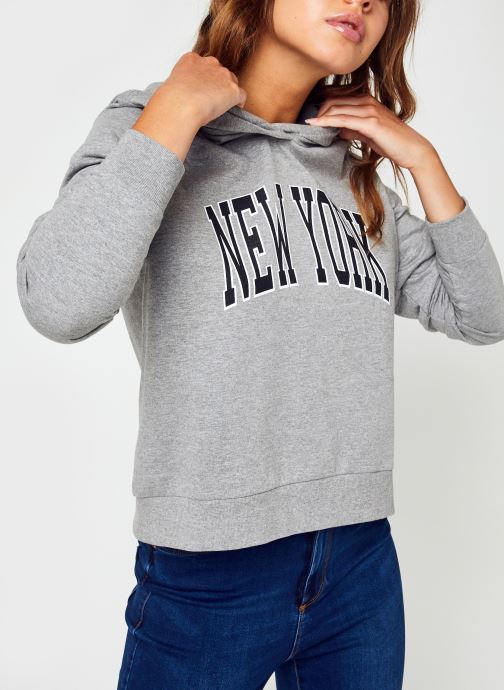 Nmfame L/S Mix Hood Sweat par Noisy May