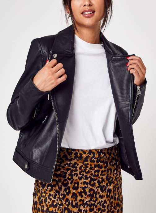 Slfkatie Leather Jacket B Noos par Selected Femme