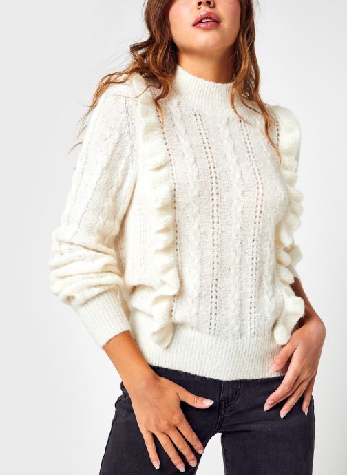 Slftrue Ls Cable Knit High B par Selected Femme