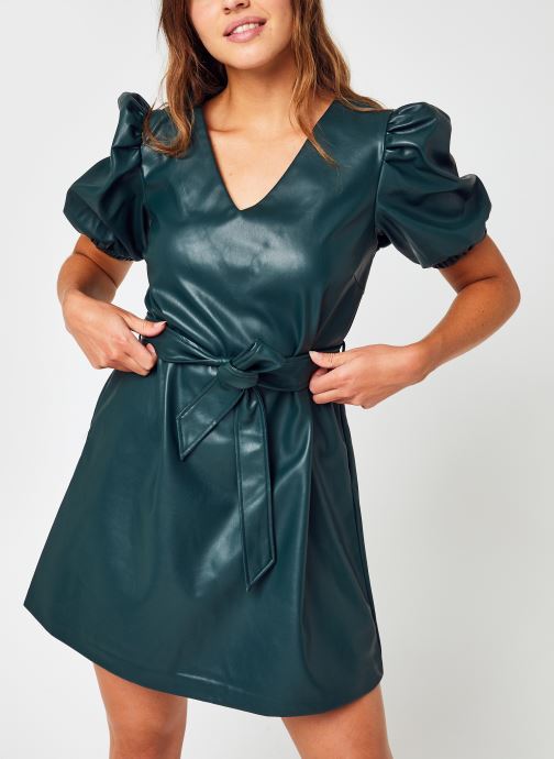 Vidolores 2/4 Sleeve V-Neck Coated Dress par Vila