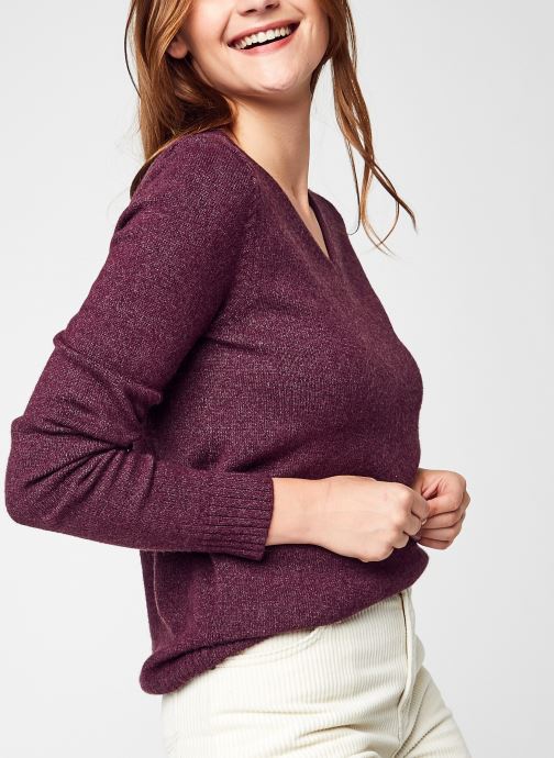 Viril V-Neck L/S Knit Top - Noos par Vila