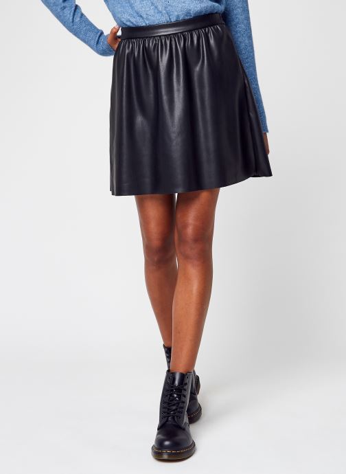 Vipen Coated Rw Skater Skirt - Noos par Vila