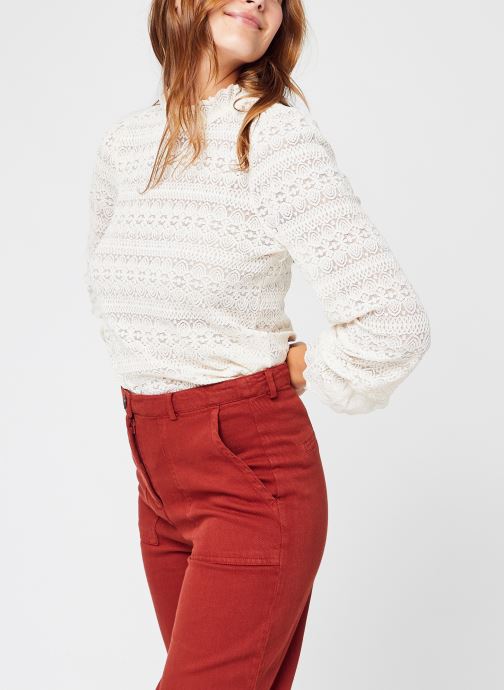 Vichikka High Neck L/S Lace Top par Vila