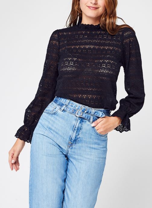 Vichikka High Neck L/S Lace Top par Vila