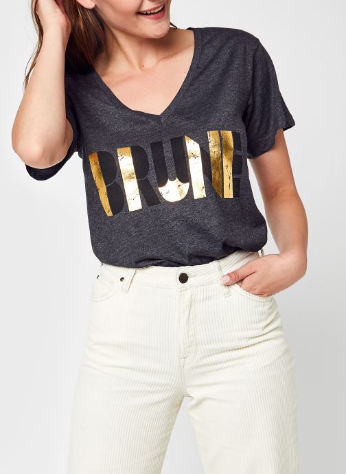 Vinillas Foil V-Neck T-Shirt/Su/C17 par Vila