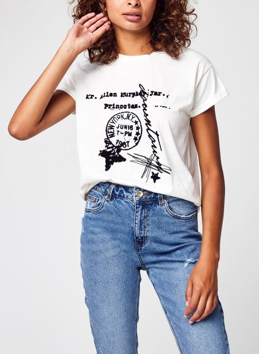 Vinillas Velvet Print T-Shirt/C18 par Vila