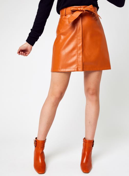 Belted PU Mini Skirt par NA-KD